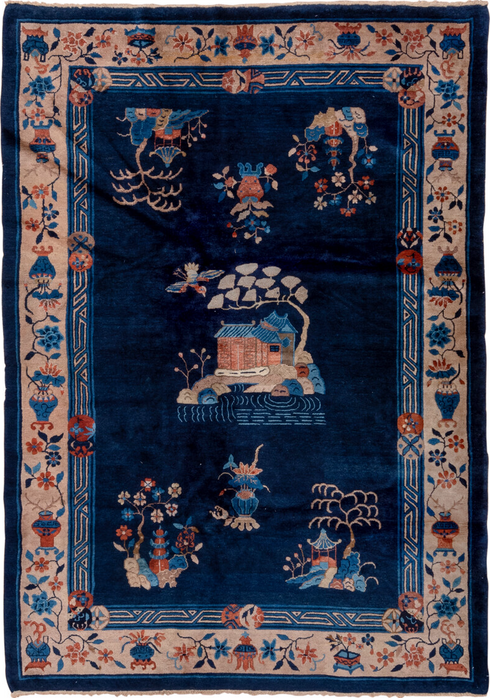 Antique Chinese Area Rug (6' x 8')